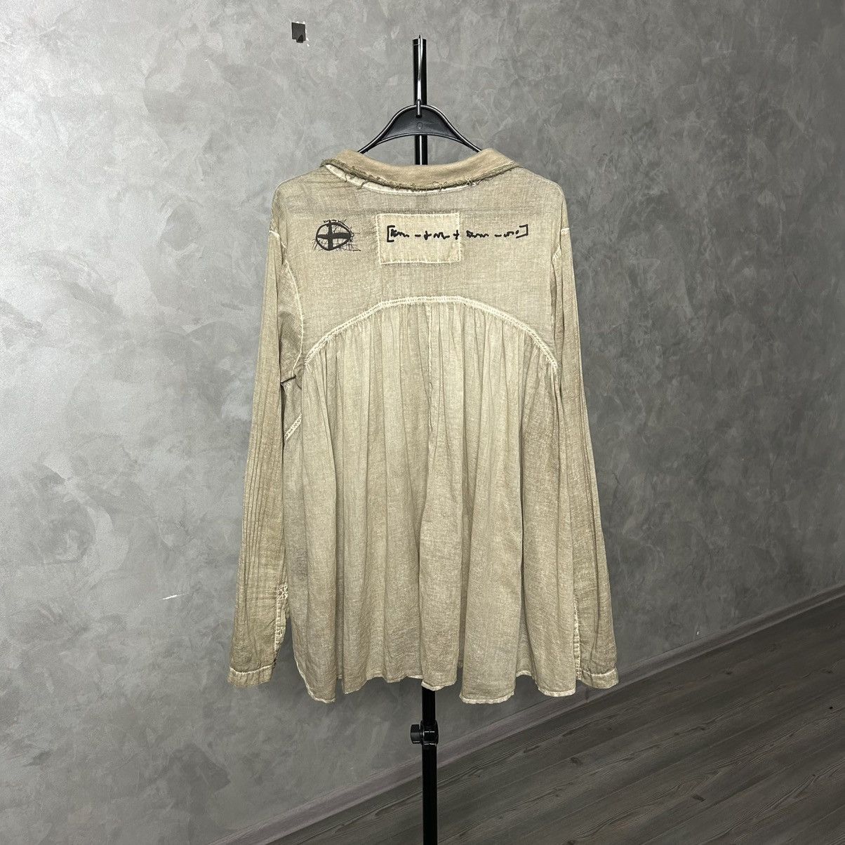 Rundholz Rundholz Avantgarde Button Front Shirt In Walnut Cloud Brown Size S / US 4 / IT 40 - 9 Thumbnail