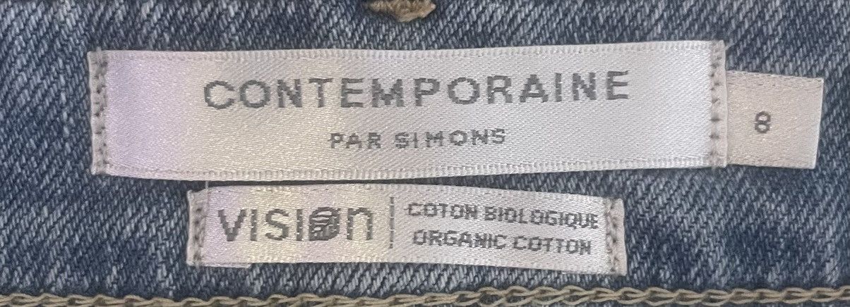 Simons Contemporaine Size 8 Light Blue Denim Pencil Skirt Size 30" / US 8 / IT 44 - 5 Thumbnail