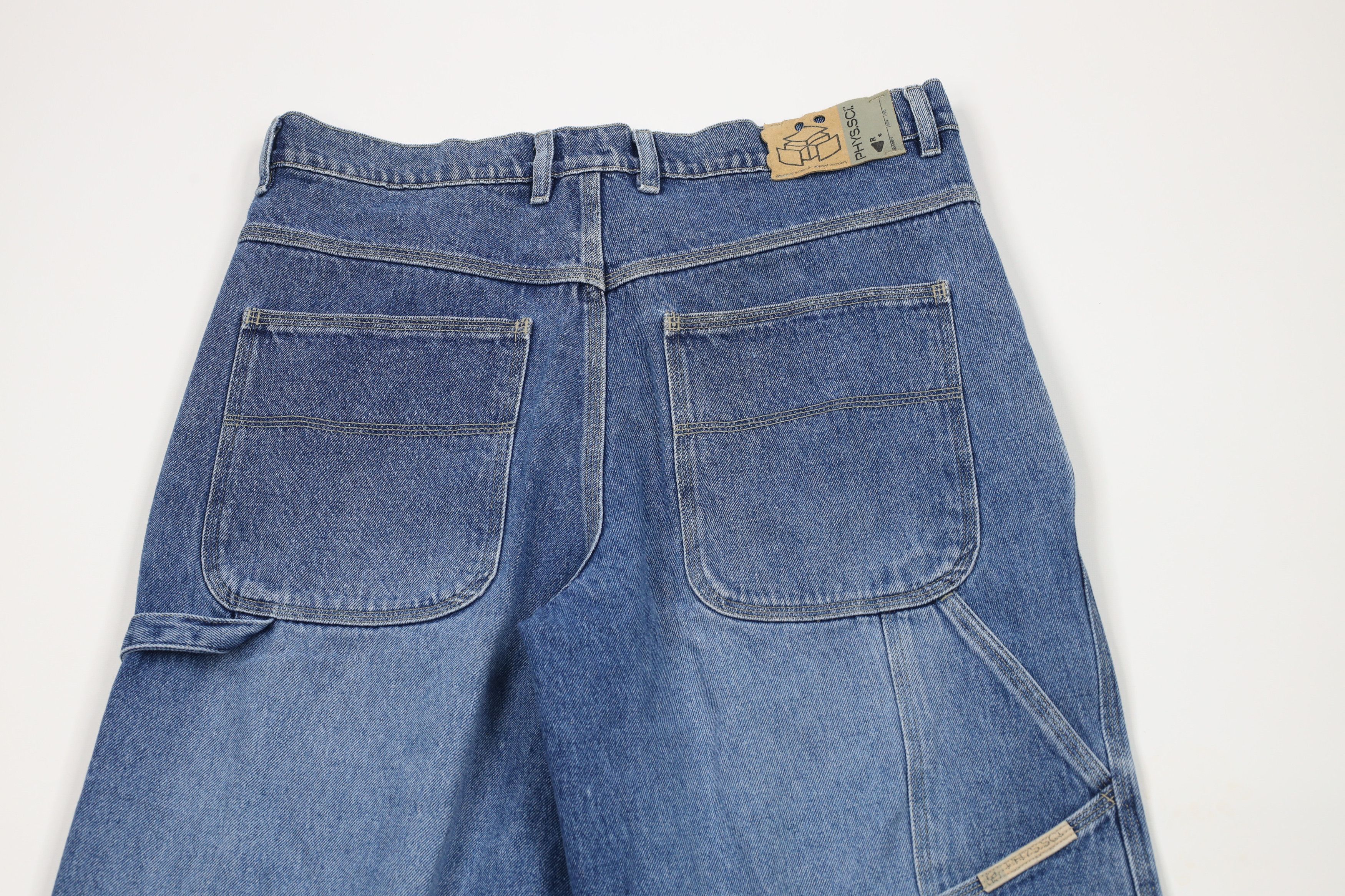 Vintage Vintage 90s Y2K Streetwear Fit Dungaree Denim Jeans Blue Size US 34 / EU 50 - 10 Thumbnail