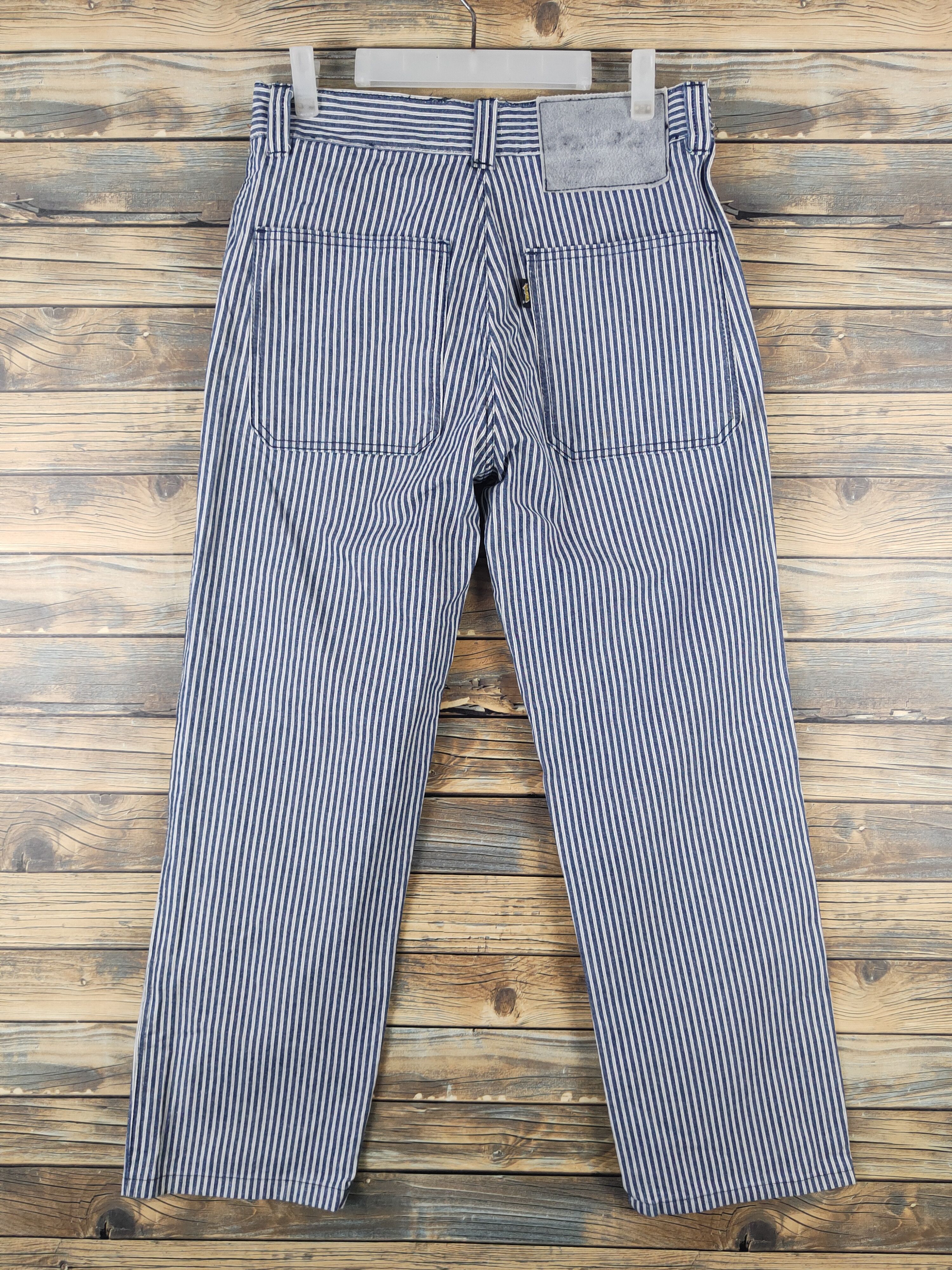 Japanese Brand DL Japanese Brand Blue White Multipocket Casual Pants #1360 Size US 30 / EU 46 - 7 Thumbnail