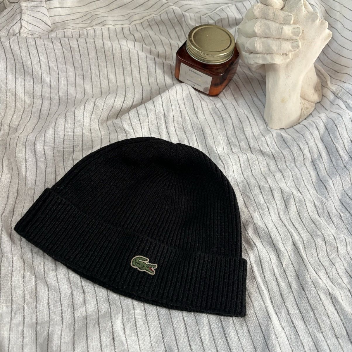 Lacoste Lacoste wool hat one size black streetwear Size ONE SIZE - 1 Thumbnail