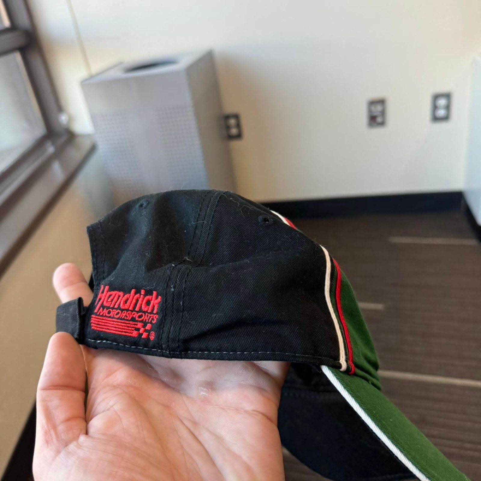 Chase Authentics Chase Authentics Dale Earnhardt Jr. NASCAR green red cap Size ONE SIZE - 3 Thumbnail
