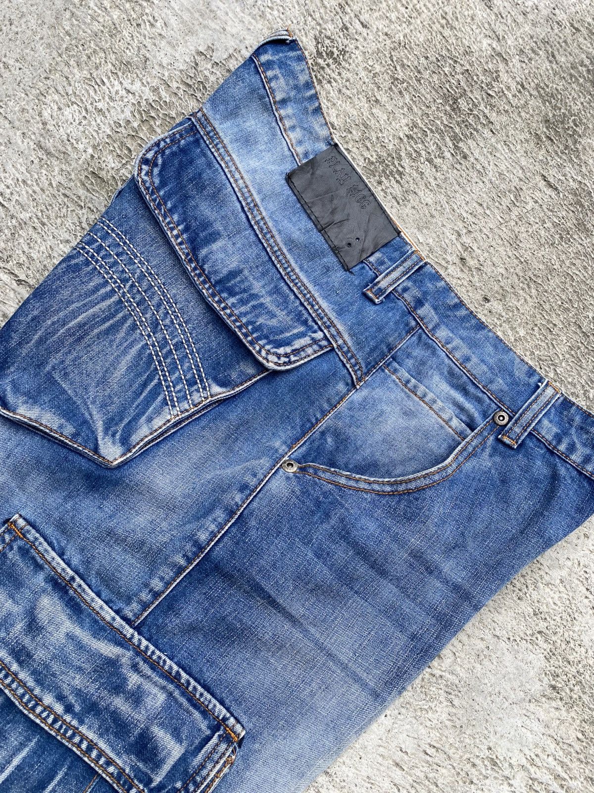 Other Cargo Denim Washed Blue Jorts Play Bigg Size US 36 / EU 52 - 8 Thumbnail