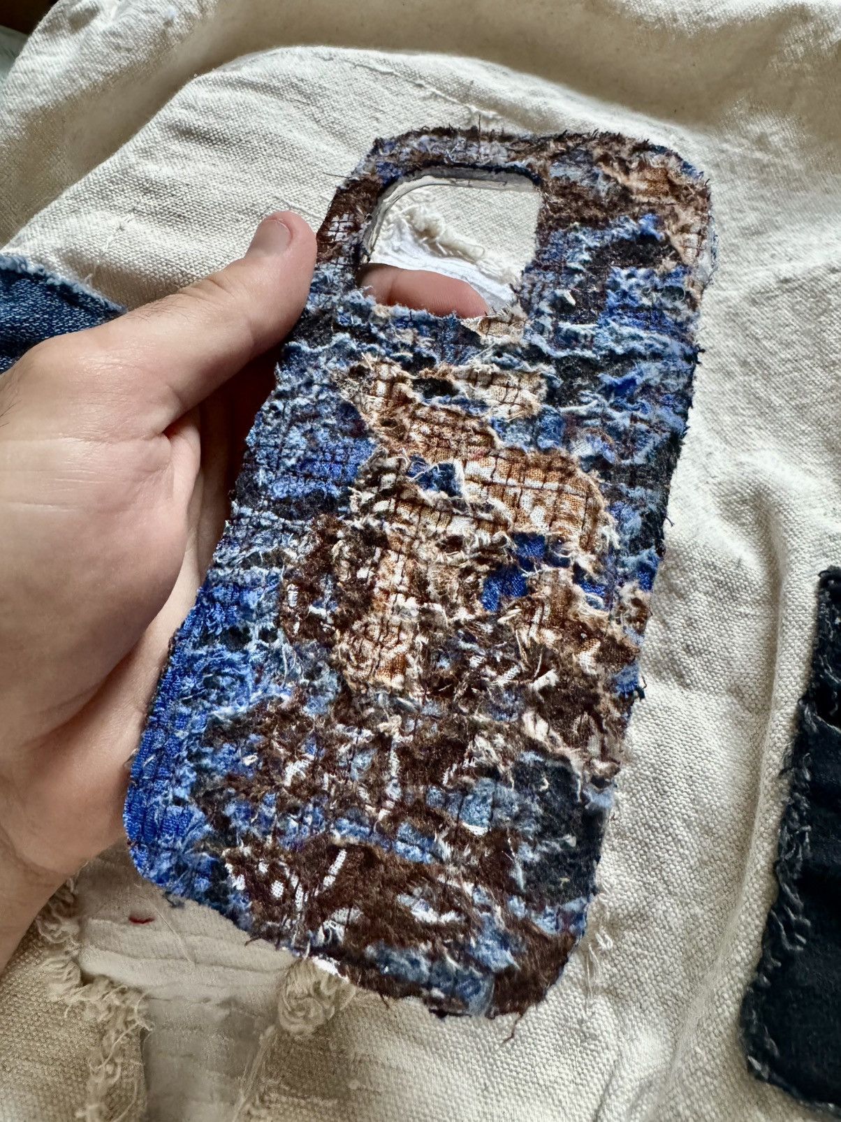 Other Brown and Blue Boro Phone Case Size ONE SIZE - 1 Thumbnail