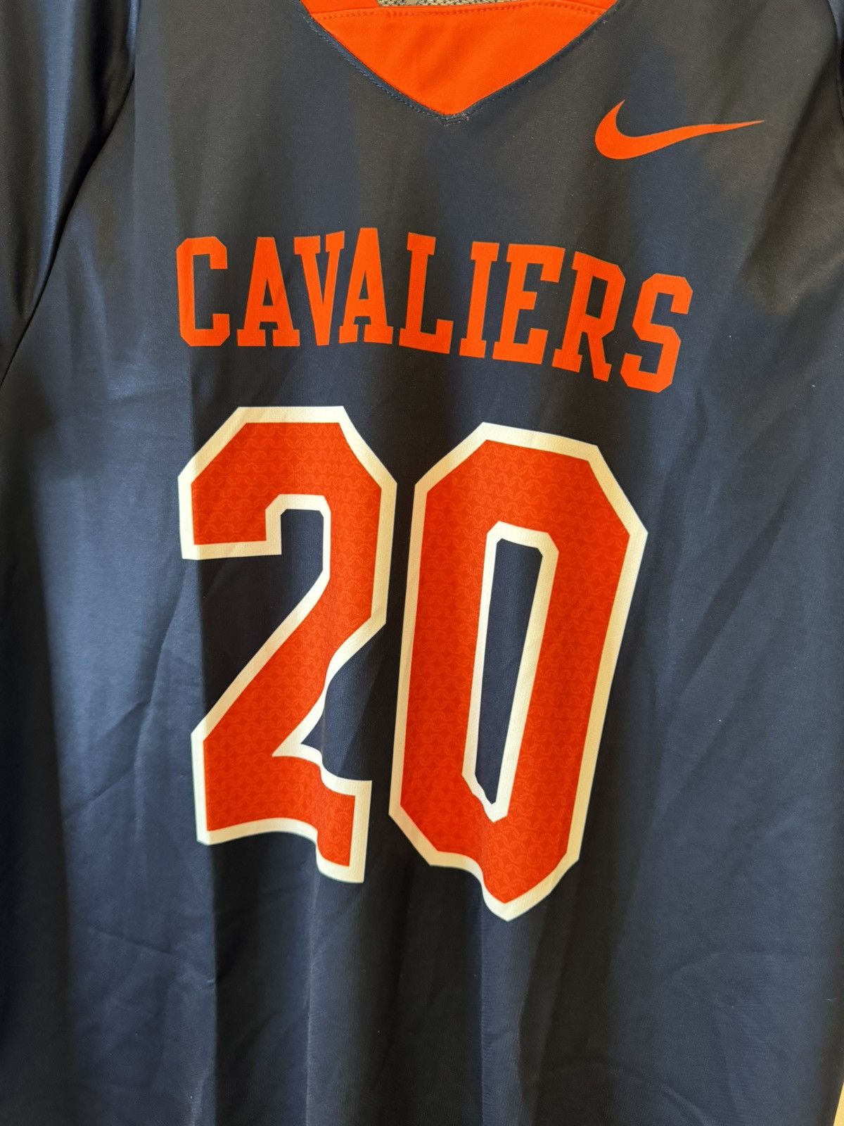 Nike Virginia Cavaliers Jersey Mens L Blue Nike Shirt Sample Size US L / EU 52-54 / 3 - 2 Thumbnail