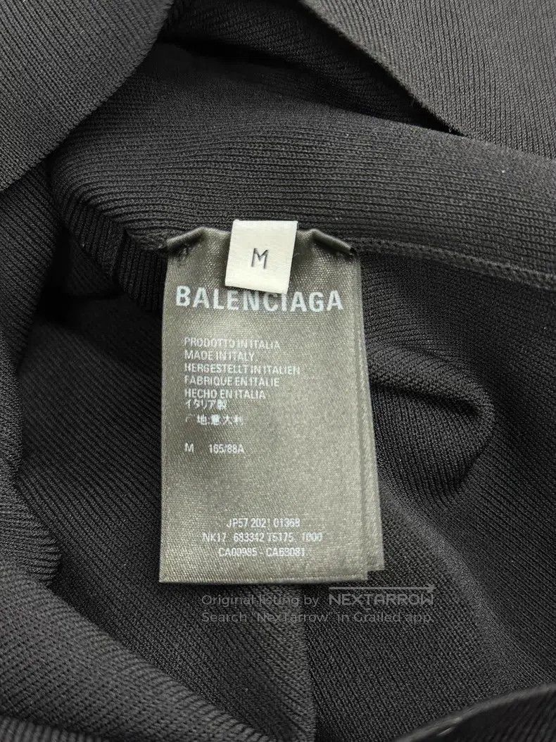 Balenciaga Balenciaga Black letter logo bottoming shirt bottoming shi Size US M / EU 48-50 / 2 - 5 Thumbnail