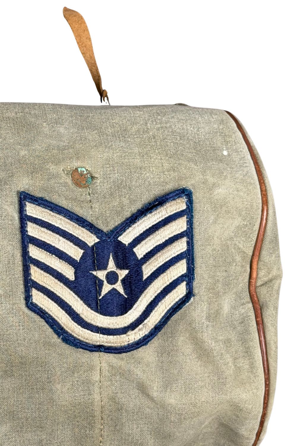 Polo Ralph Lauren RRL Double RL Handmade Italy Military Patch Canvas Leather Size ONE SIZE - 15 Thumbnail