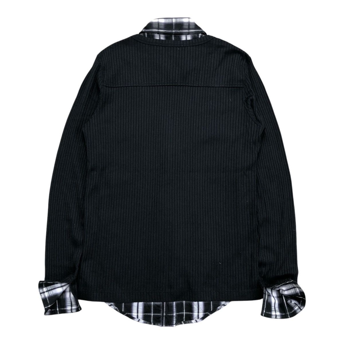 If Six Was Nine Tete Homme Issey Miyake Lgb Double Layer Long Button Shirt Size US M / EU 48-50 / 2 - 14 Thumbnail