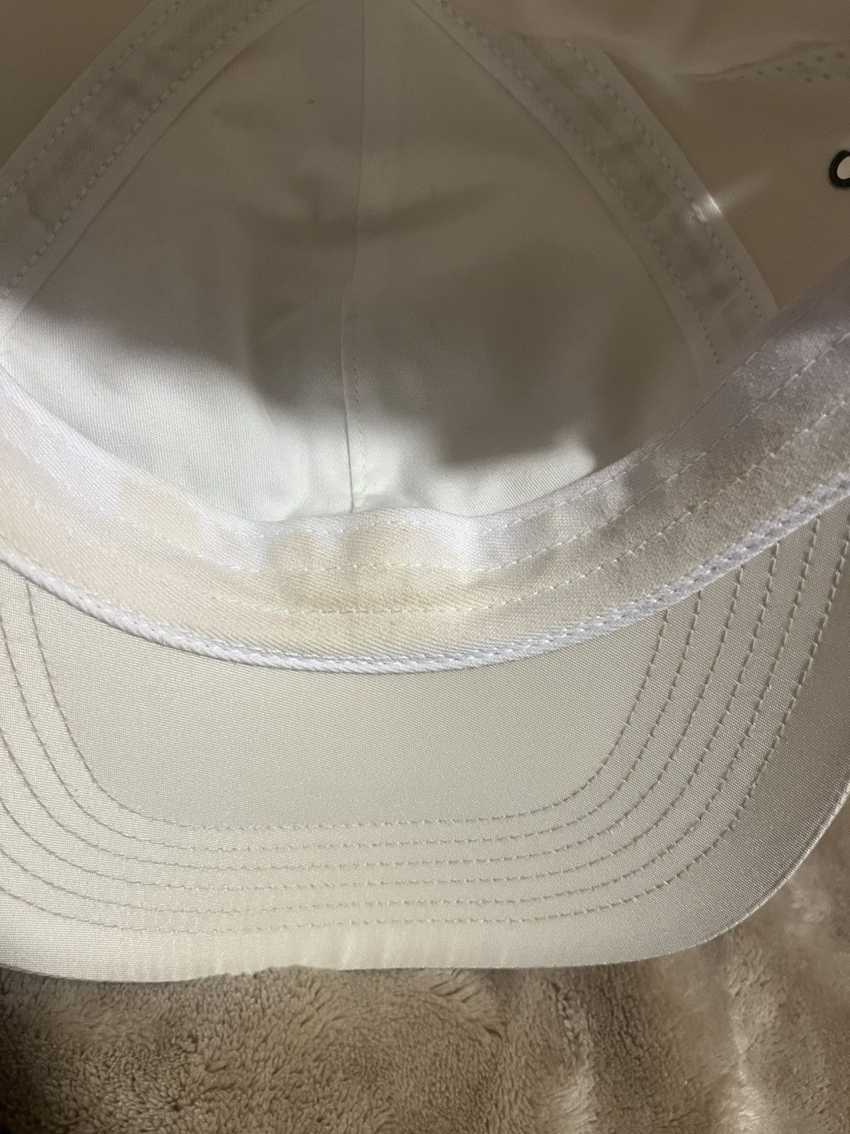 Supreme Supreme made in USA Enamel Logo 6 Panel Stone Cap / hat Size ONE SIZE - 11 Thumbnail