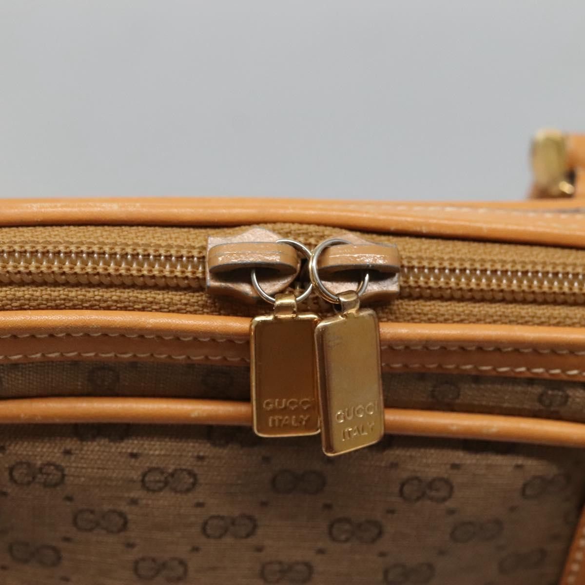 Gucci GUCCI Micro GG Supreme Hand Bag Pvc Beige Gold 000 39 000 39 Size ONE SIZE - 15 Thumbnail