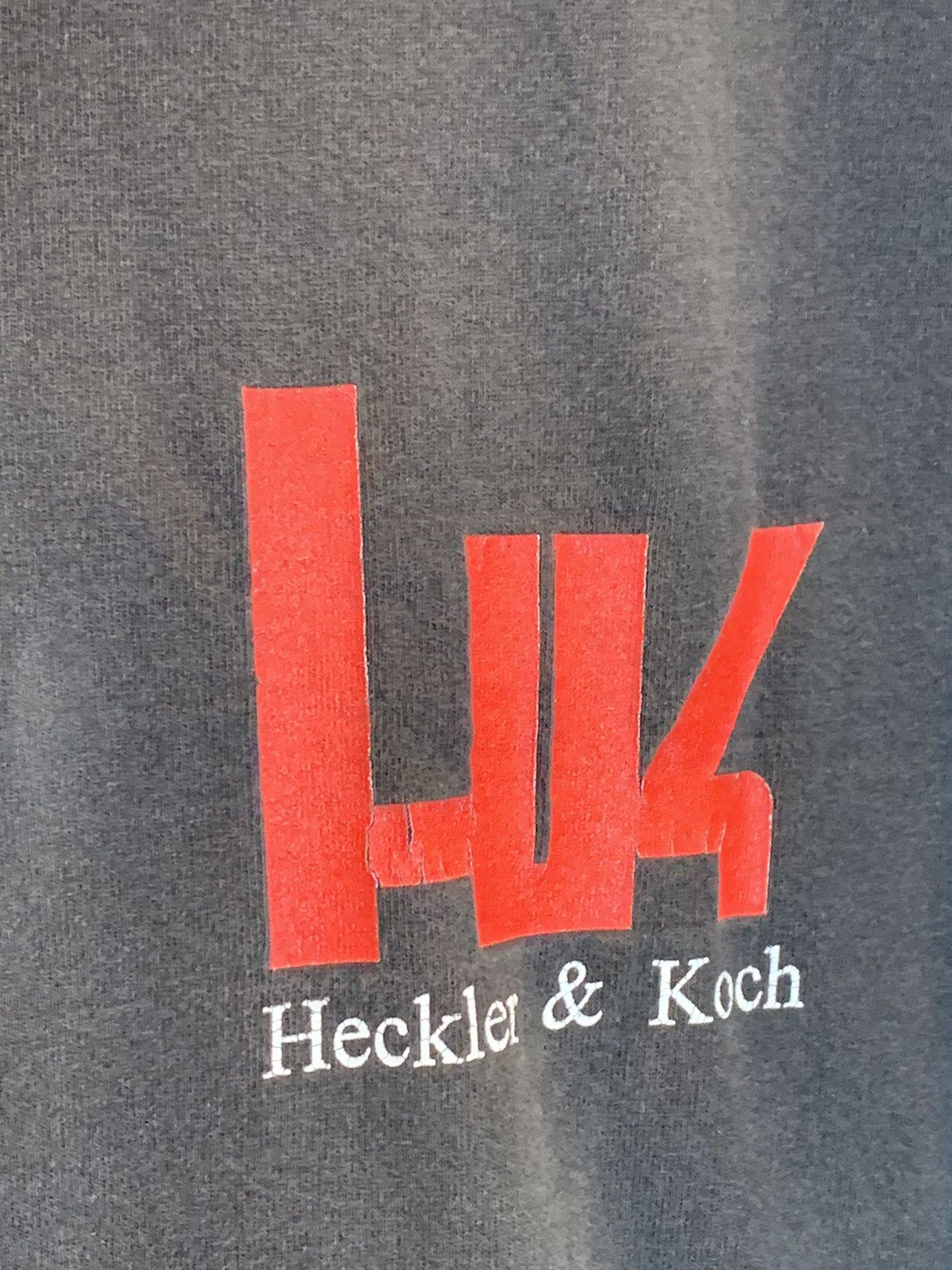Vintage *RARE* Vintage H&K MP-5 Heckler Koch Negotiations Fail Shirt Size US XL / EU 56 / 4 - 7 Thumbnail