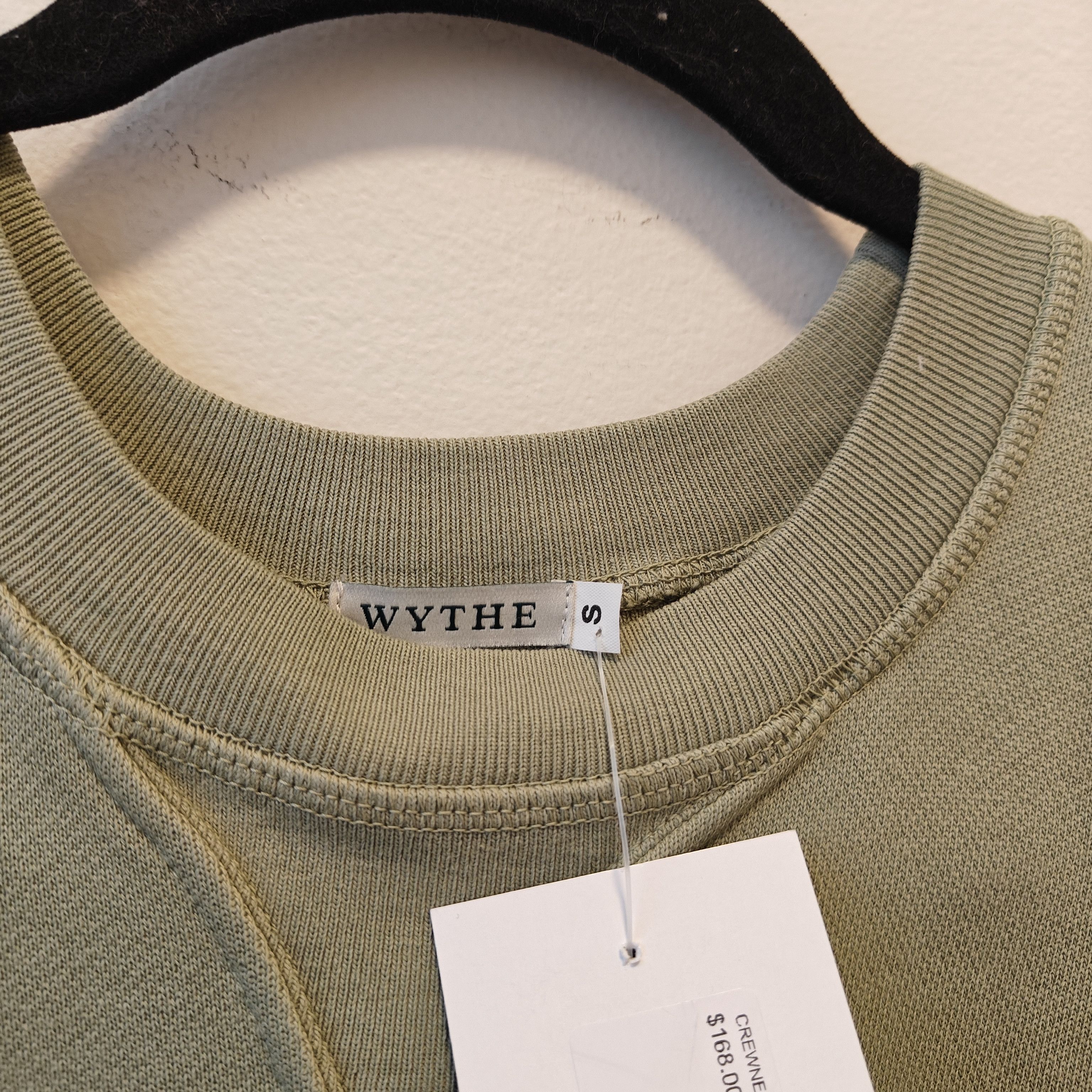WYTHE NWT Armadillo print crewneck sweater $168 faded olive Size US S / EU 44-46 / 1 - 3 Thumbnail