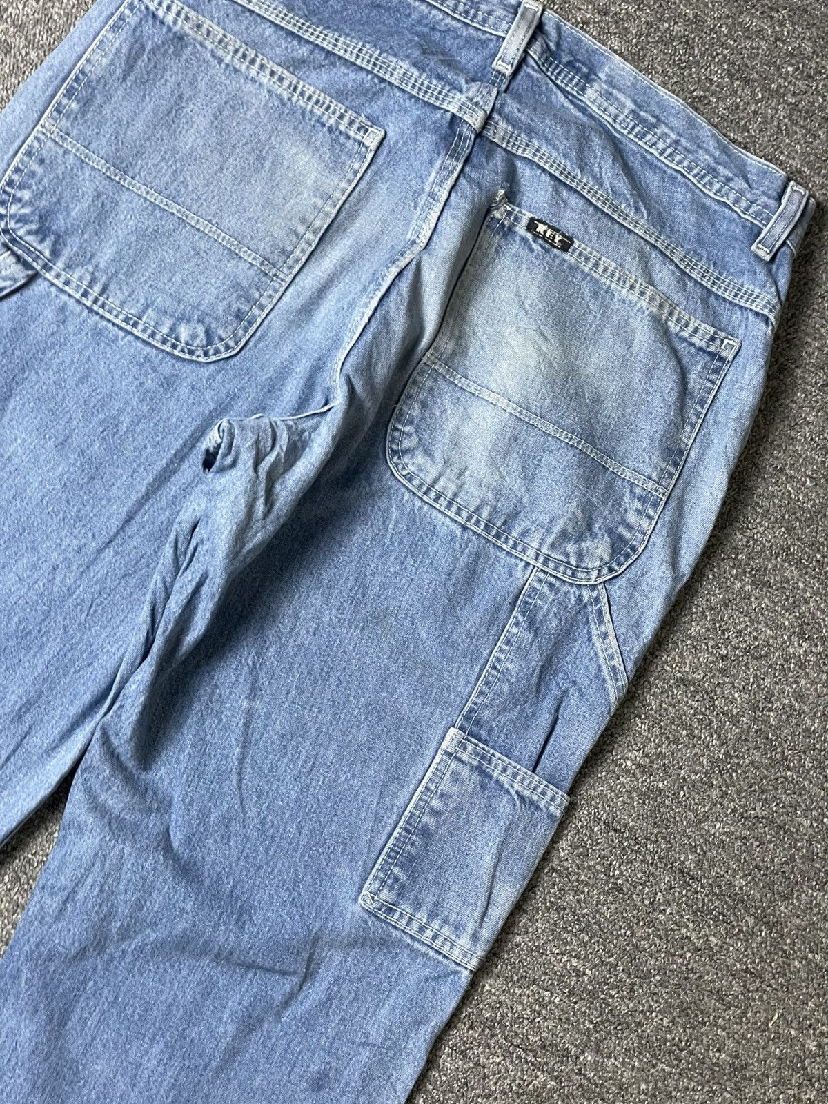 Japanese Brand × Vintage KEY Brand Carpenter Loose Fit Jeans (117) Size US 31 - 11 Thumbnail