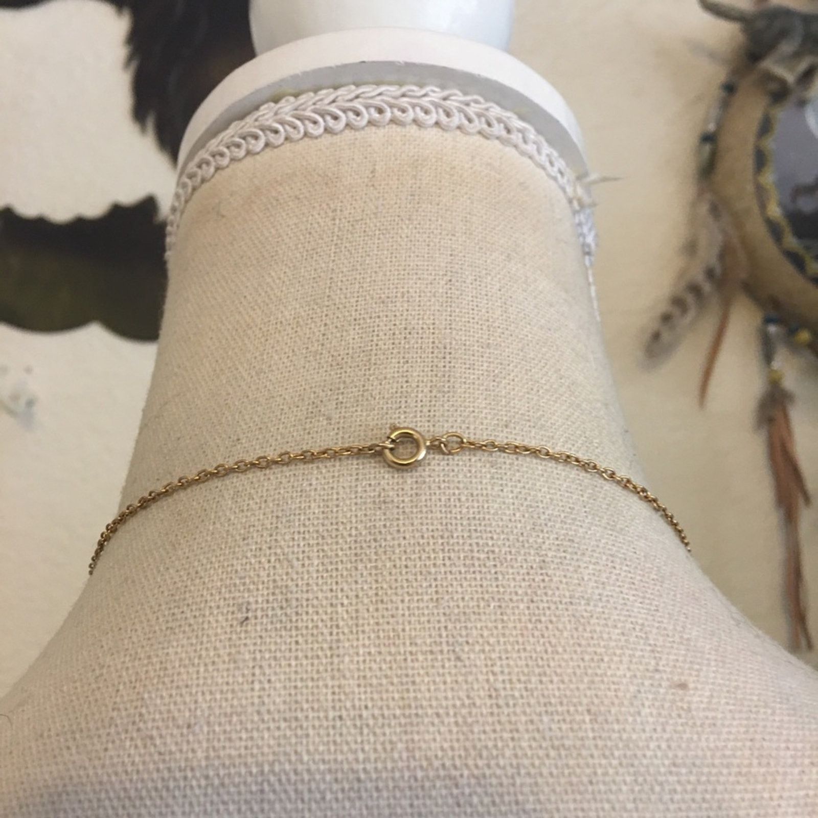 Vintage Vintage clear rhinestone pendant on gold chain Size ONE SIZE - 5 Thumbnail