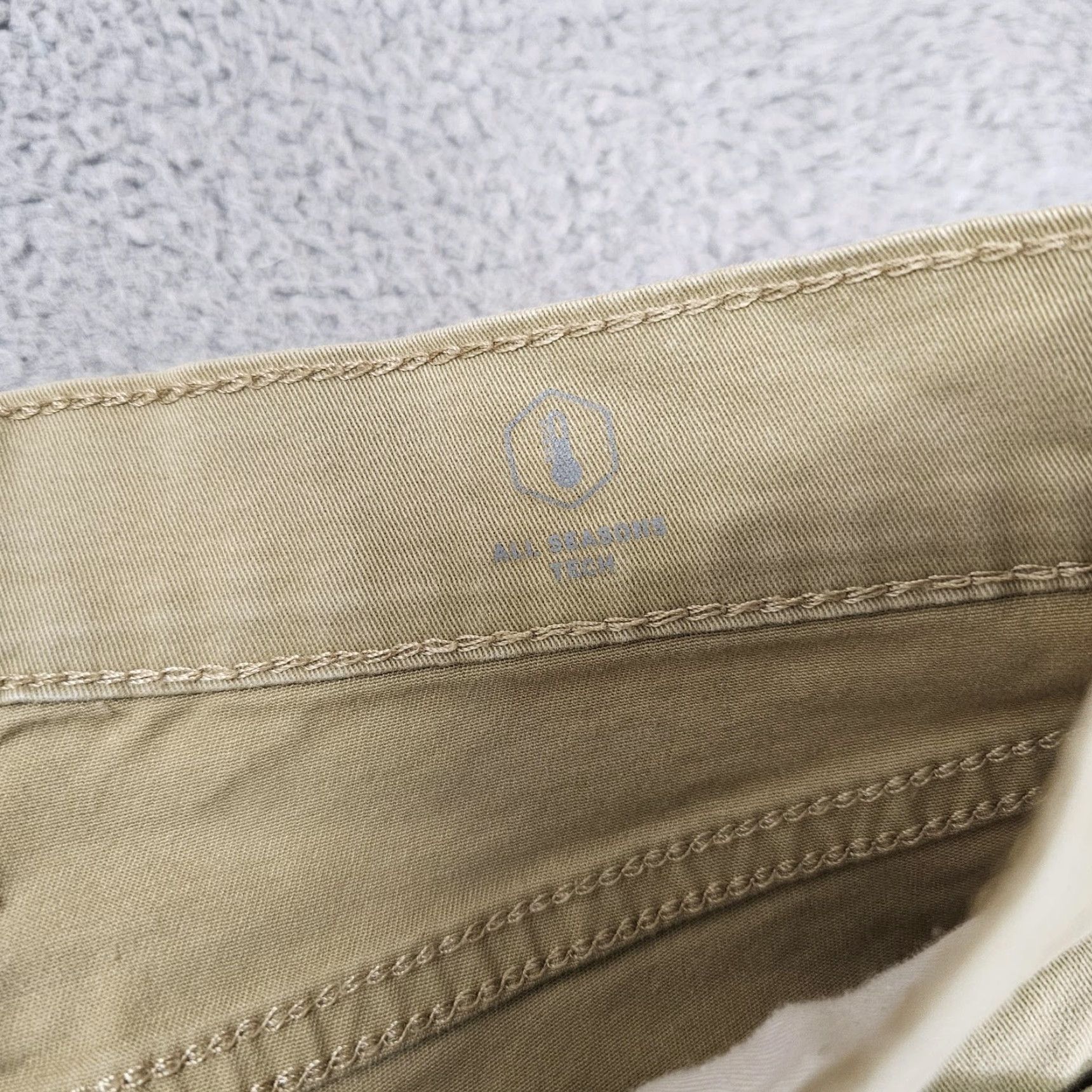 Levi's VINTAGE not used since No; Levi's 511 Jeans Mens Slim Straight Beigy Beige 28x27 Regular 5-Pocket Denim Pants Size US 28 / EU 44 - 3 Thumbnail