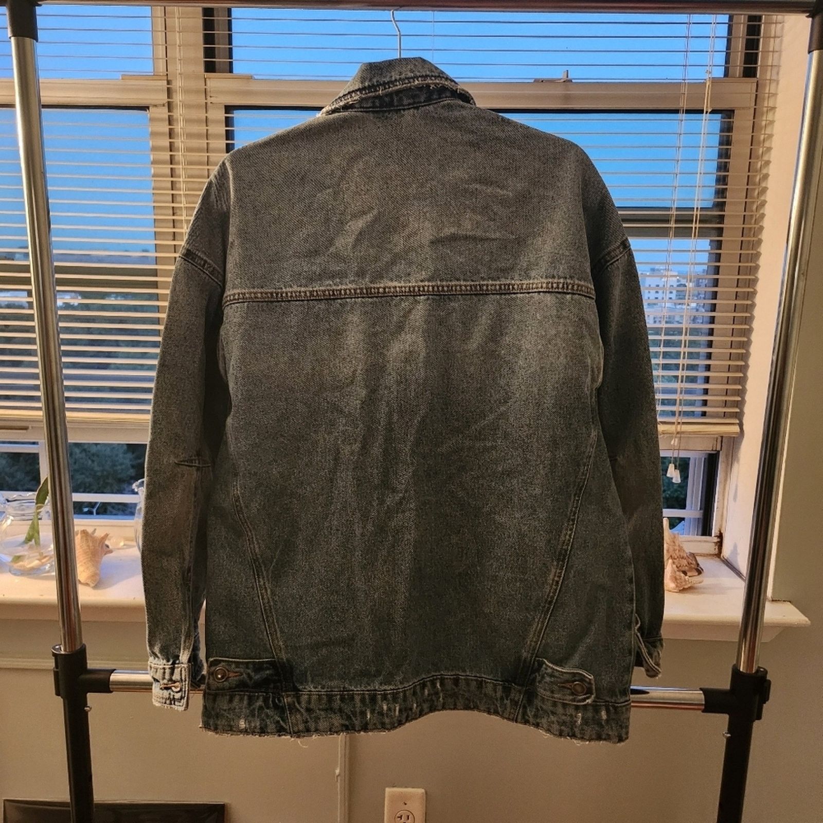 Zara Zara Denim Jacket Size L / US 10 / IT 46 - 2 Thumbnail
