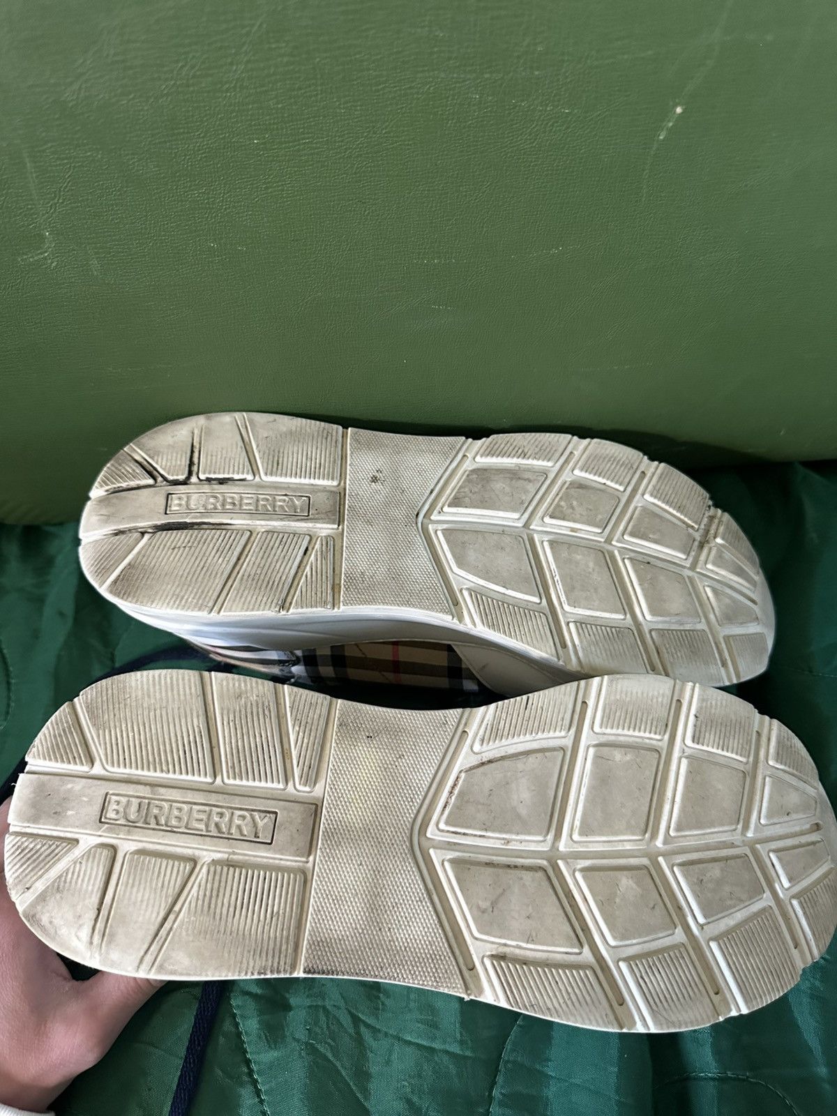 Burberry Burberry Regis Check Sneakers Size US 11 / EU 44 - 11 Thumbnail