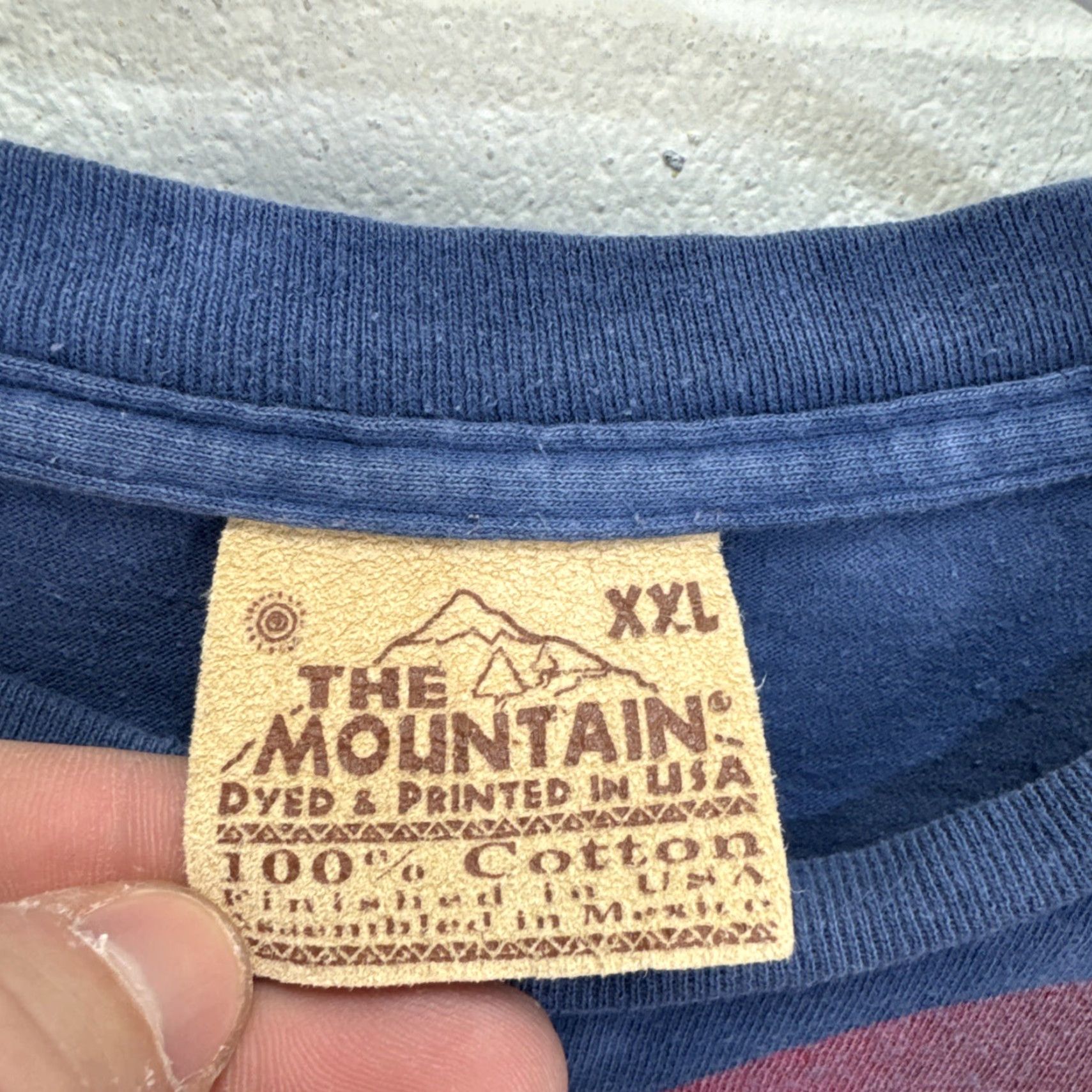 The Mountain VINTAGE The Mountain T Shirt 2XL Bald Eagle American Flag Patriotic Tie Dye USA Mens Size US XXL / EU 58 / 5 - 3 Thumbnail