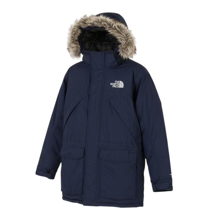 The North Face XS Dark Blue 550 Down Hood Full Zip Parka 86876 Size US XS / EU 42 / 0 - 1 Thumbnail