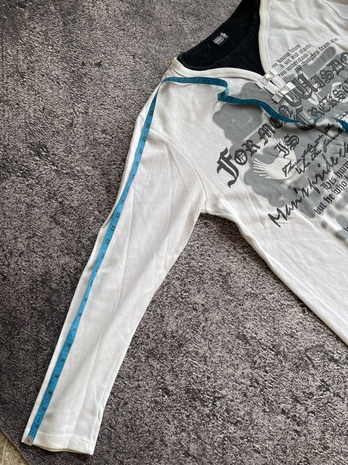 Japanese Brand Y2K Heukgisa tribal ifsixwasnine punk long sleeve Size US L / EU 52-54 / 3 - 8 Thumbnail