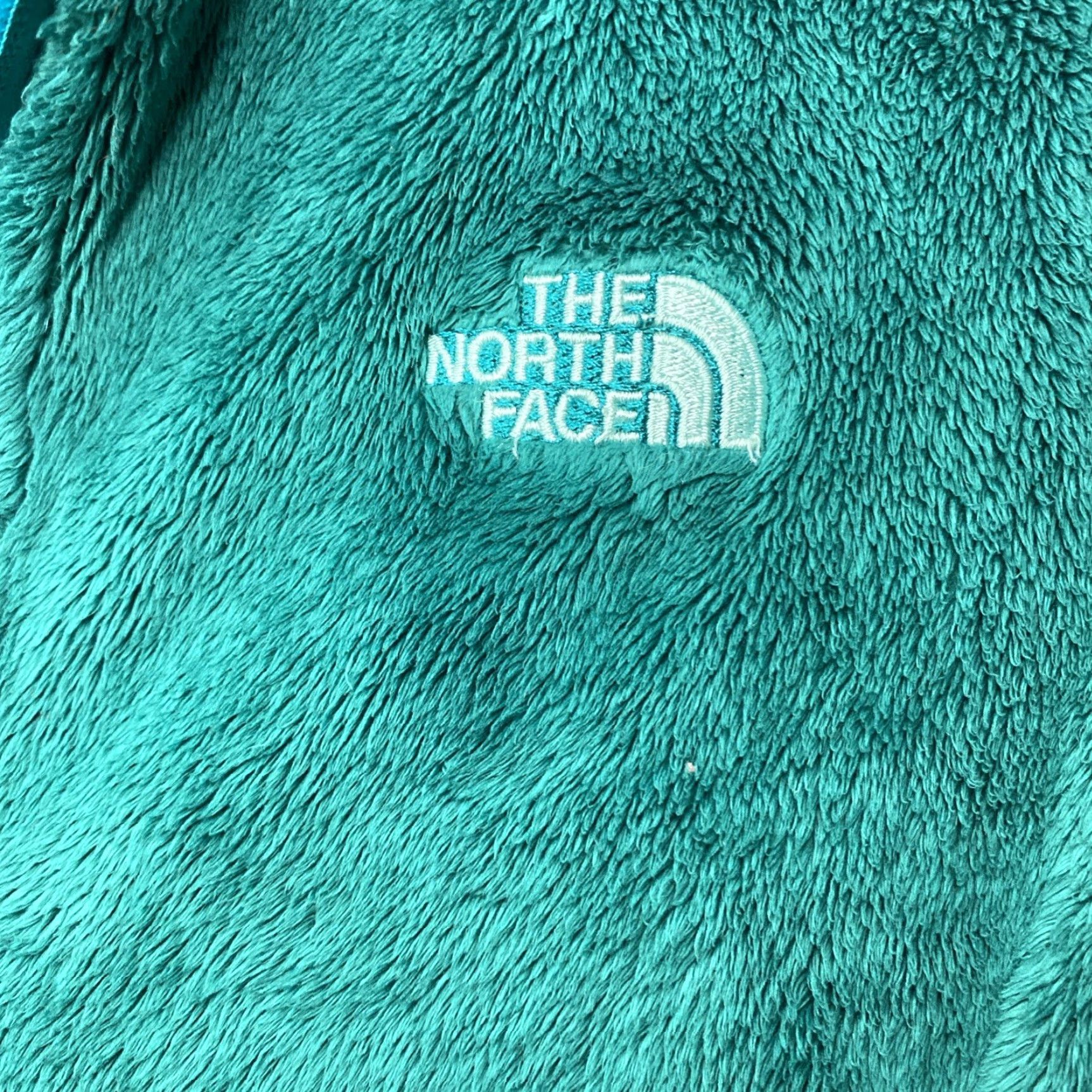 The North Face The North Face Osito Fuzzy Fleece Full Zip Jacket Womens Green S Size S / US 4 / IT 40 - 4 Thumbnail