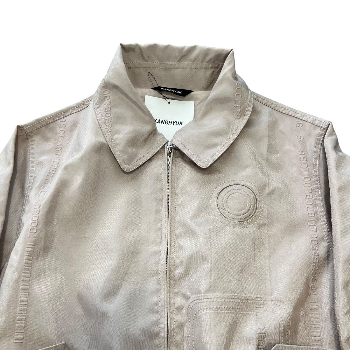 KANGHYUK KANGHYUK 2022SS Barcode Embossed Bomber Jacket Size US S / EU 44-46 / 1 - 4 Thumbnail