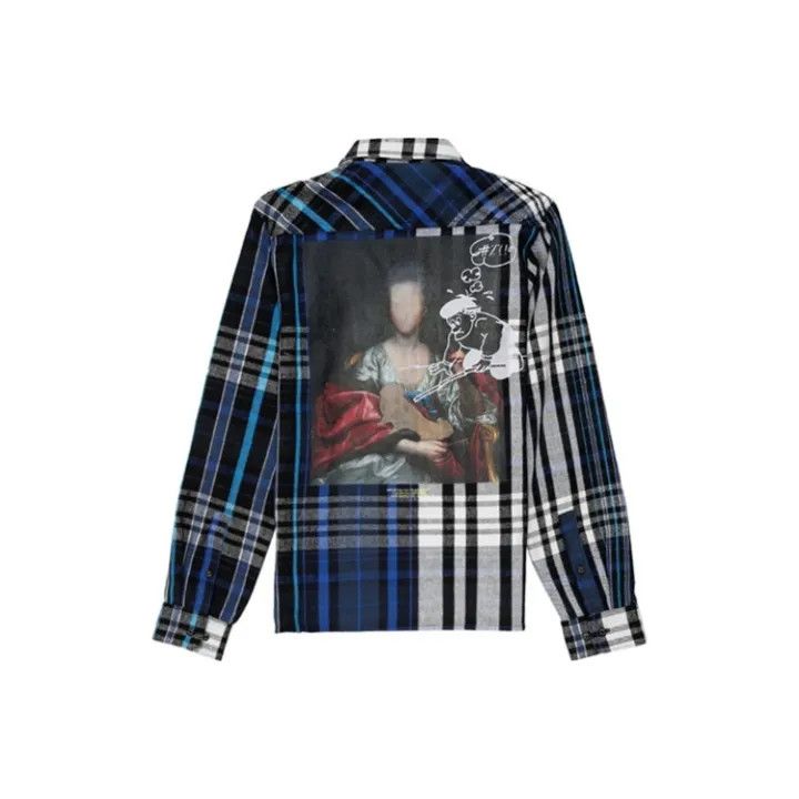 OFF-WHITE Mariana De Silva Plaid Long Sleeve Shirt 0079