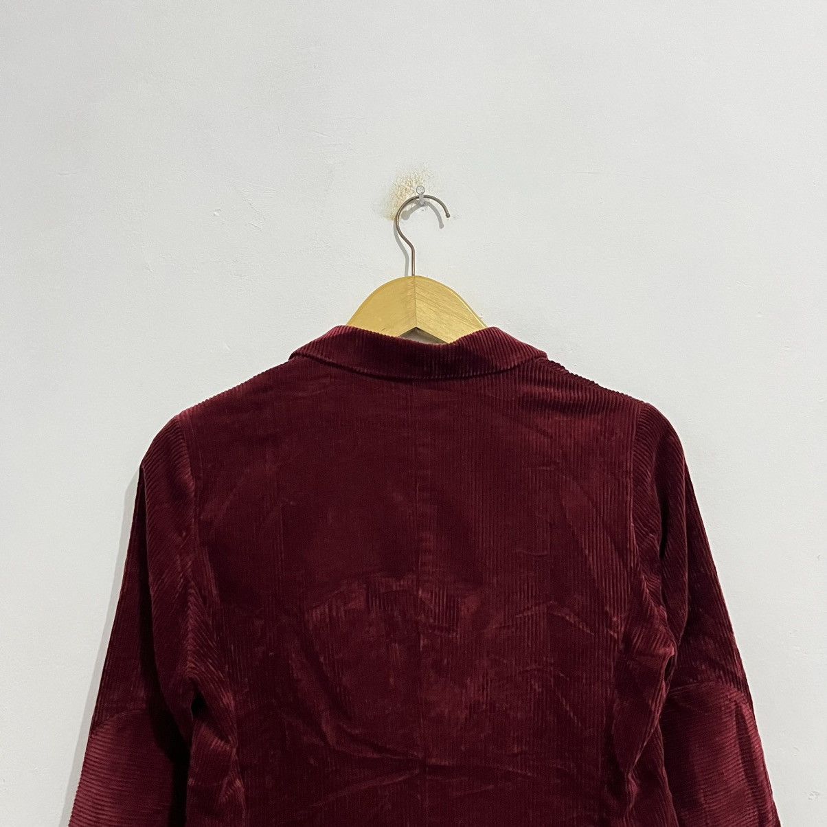 Japanese Brand × Uniqlo Uniqlo x Ines de la Fressange Corduroy Blazer - Burgundy Size S / US 4 / IT 40 - 9 Thumbnail