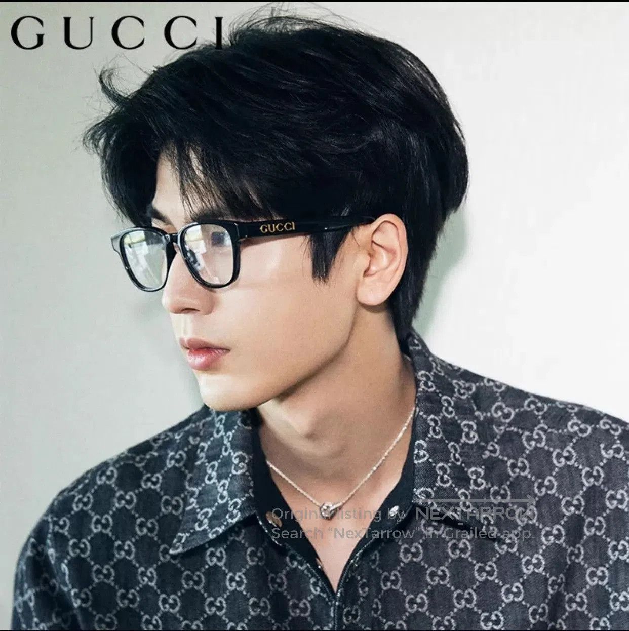 Gucci Black Square Frame Optical Glasses. Size ONE SIZE - 8 Thumbnail