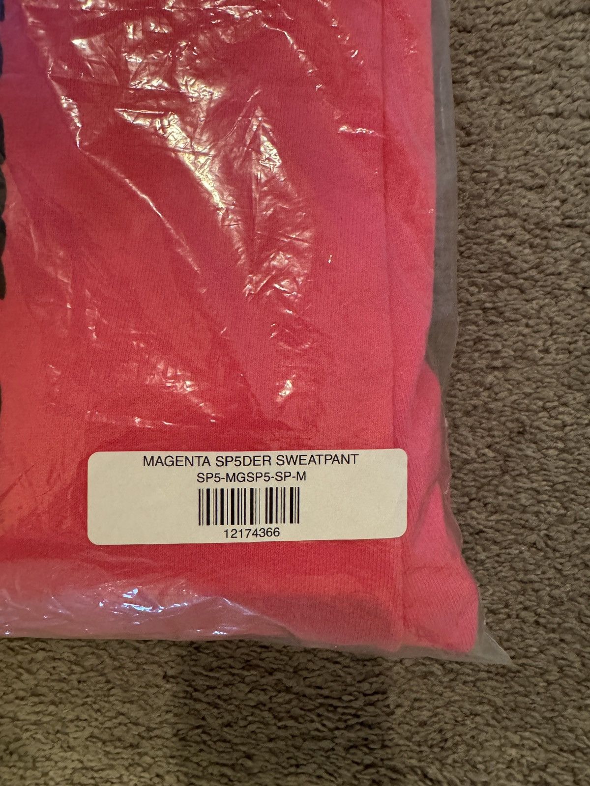 Sp5der Spider P*nk V2 Sweatpants Pink Size US 32 / EU 48 - 8 Thumbnail