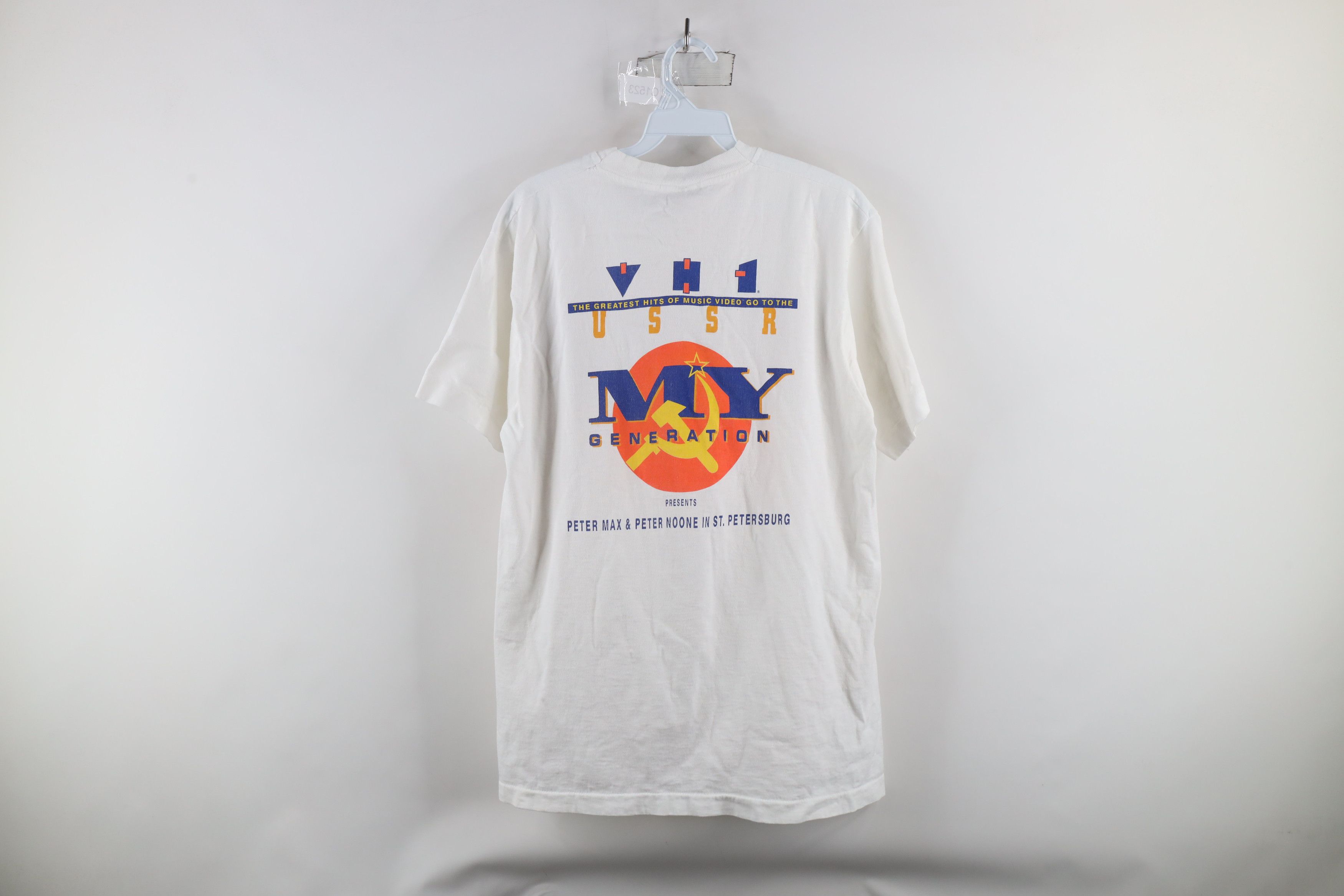 Vintage Vintage 90s VH1 USSR Peter Max Peter Noone T-Shirt USA Size US L / EU 52-54 / 3 - 10 Thumbnail