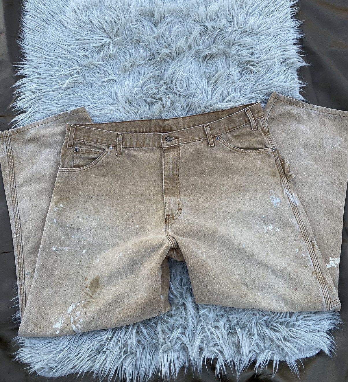 Dickies Dickies Canvas Carpenter Pants Thrashed 42x30 Size US 42 / EU 58 - 7 Thumbnail