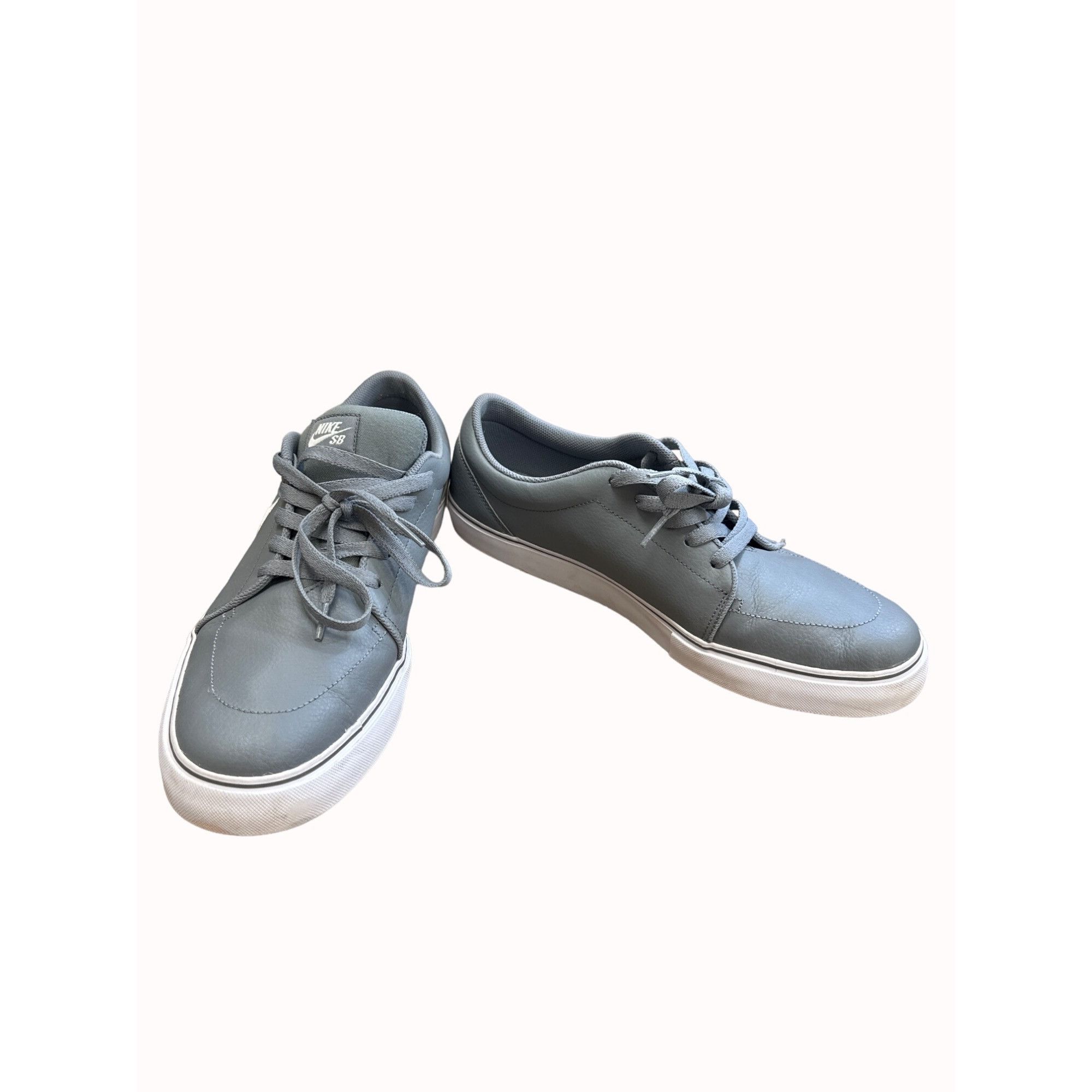 Nike Nike SB Low Gray Leather mens skating sneakers shoes Size 13 Size US 13 / EU 46 - 1 Thumbnail