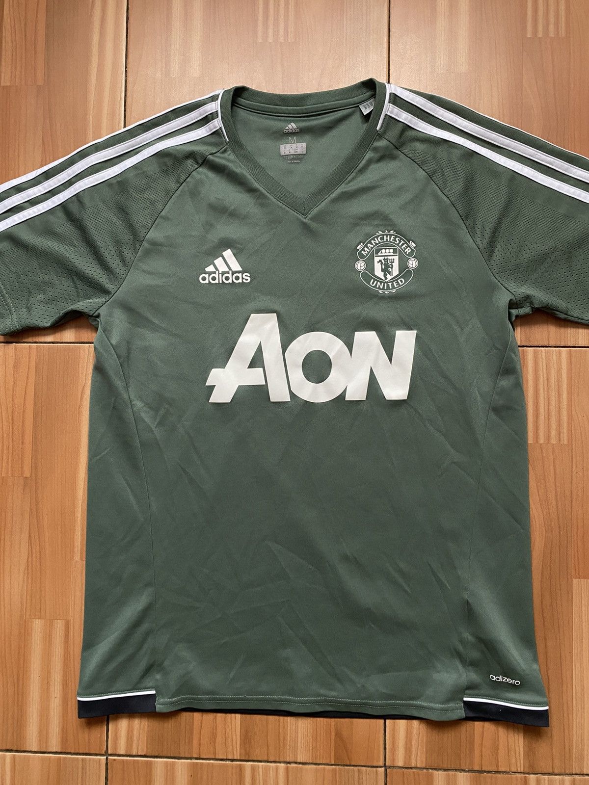 Adidas Adidas Manchester United Training Jersey Football Shirt Men Size US M / EU 48-50 / 2 - 2 Thumbnail