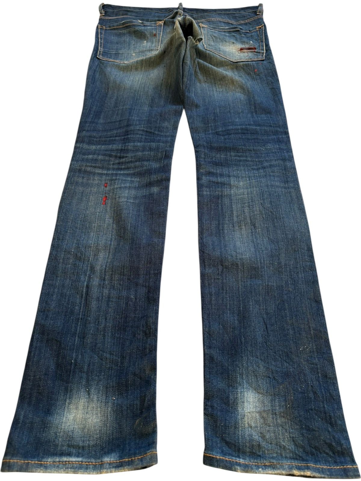 Dsquared2 Vintage Italy Dsquared2 Button Fly Painted Distressed Jeans Size US 33 - 2 Thumbnail