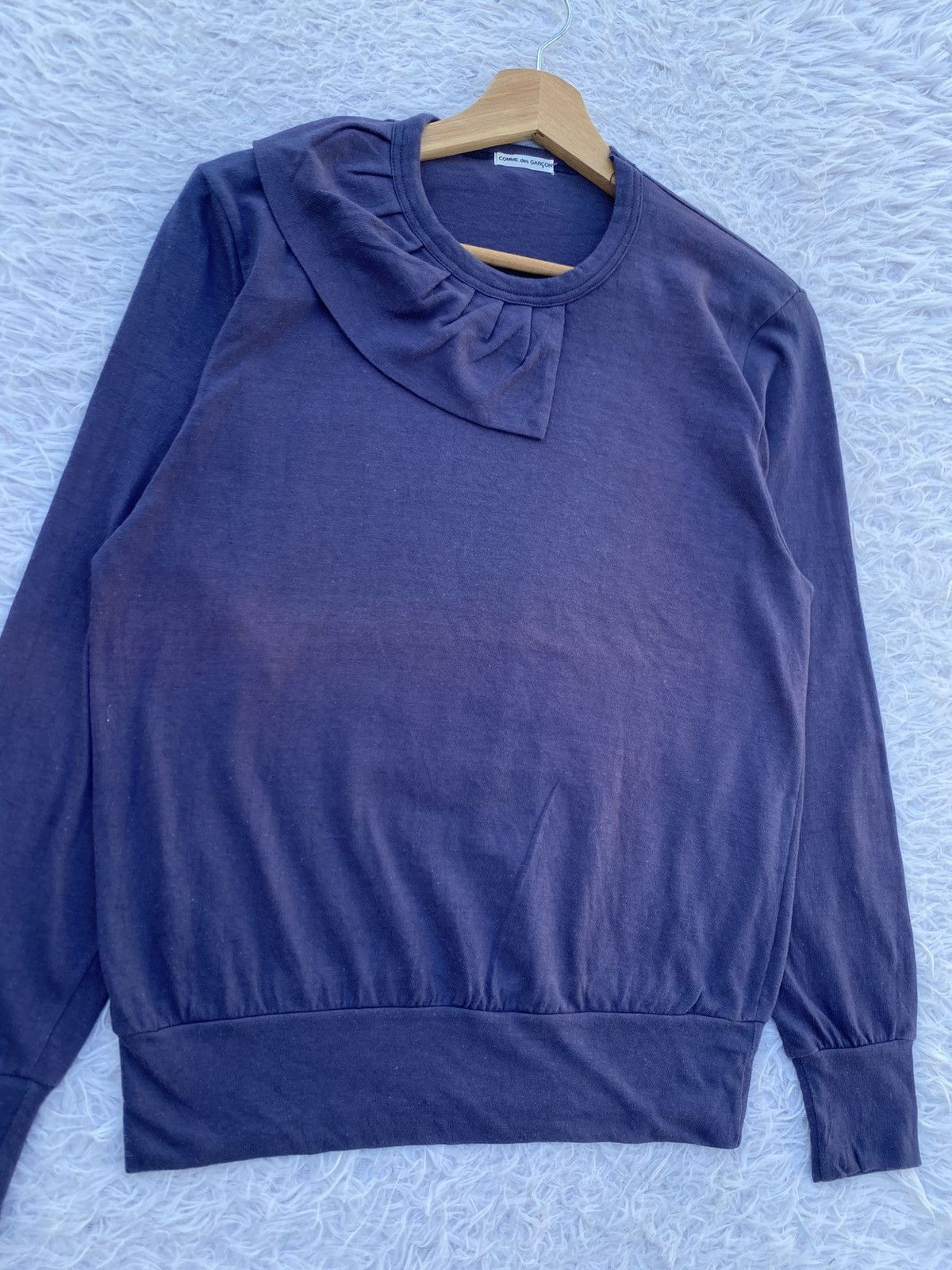 Comme des Garcons Rare Vintage 80s Comme Des Garcons Longsleeve Women Top Size S / US 4 / IT 40 - 5 Thumbnail