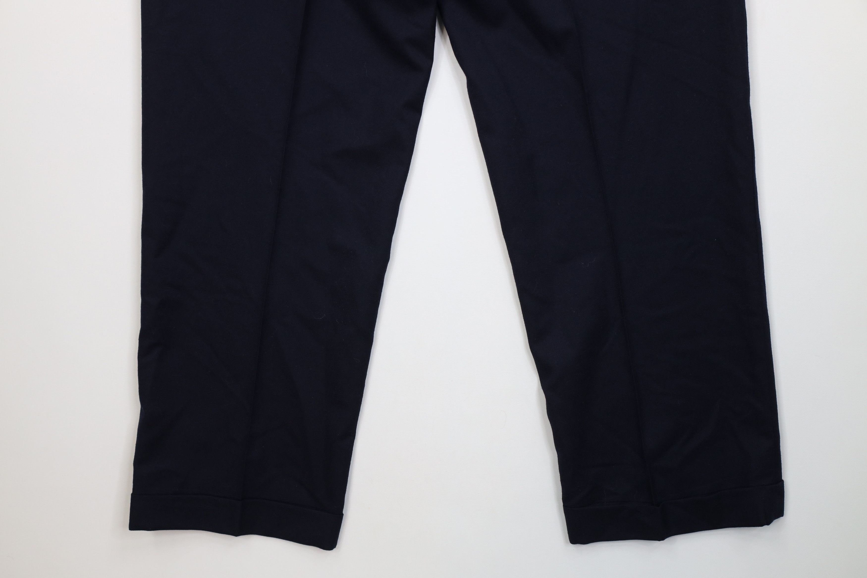 Vintage Vintage Streetwear Wool Knit Straight Leg Chino Pants Blue Size US 34 / EU 50 - 13 Thumbnail