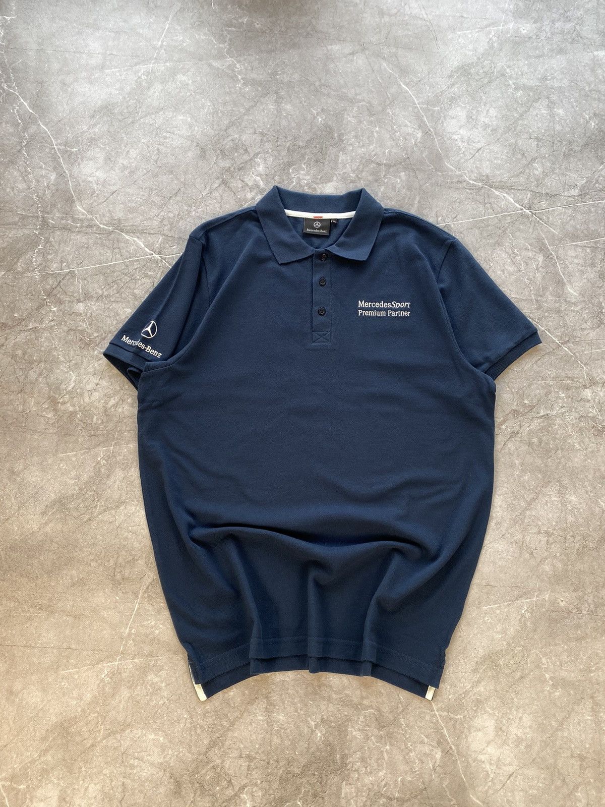 Mercedes-Benz Rare Mercedes Benz Sport Racing Polo Premium Partner Formula Size US XL / EU 56 / 4 - 2 Thumbnail