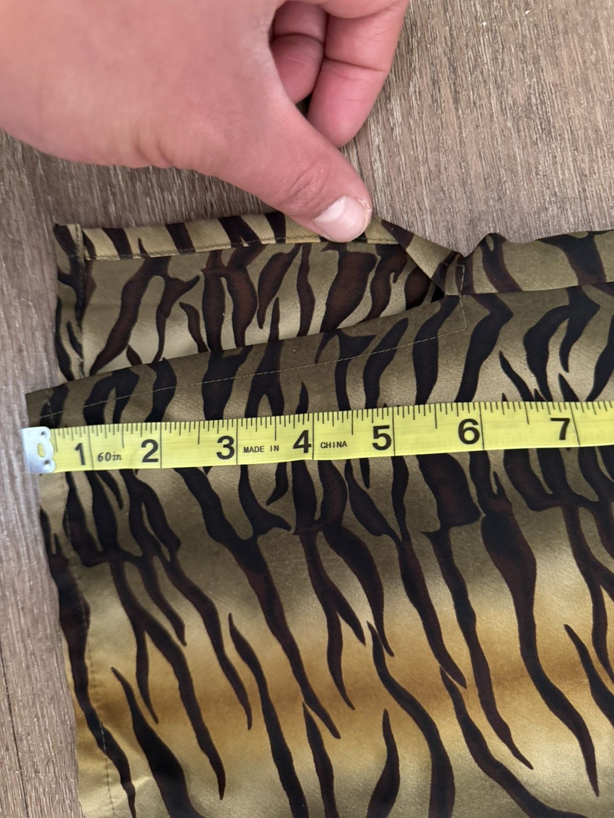 Vintage ***FINAL DROP***RARE 90s TIGER PRINT BUTTON UP SHIRT S-M Size US M / EU 48-50 / 2 - 8 Thumbnail