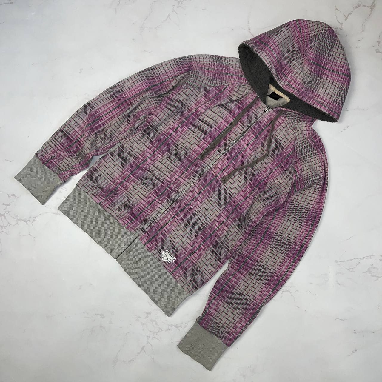 Fox Racing Fox Racing Crazy Y2K Vintage Zip Hoodie Plaid Sz XL Unisex Size US XL / EU 56 / 4 - 2 Thumbnail