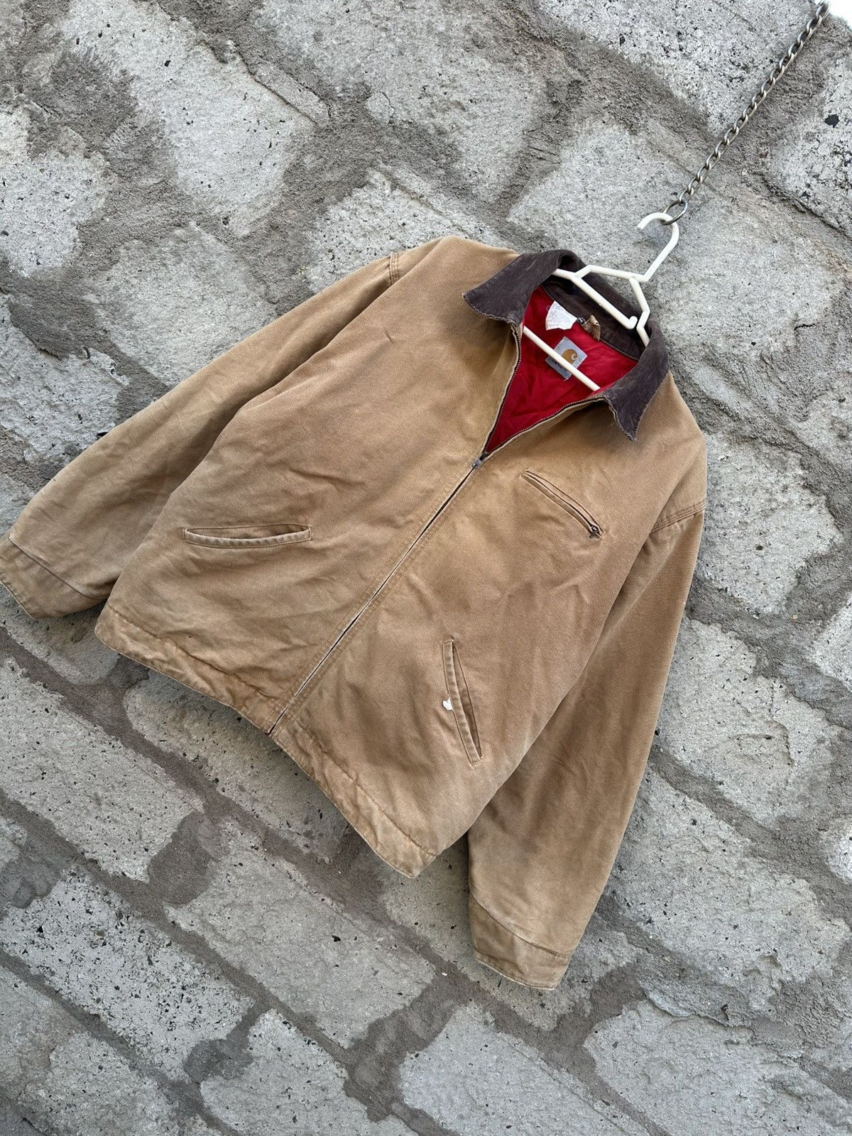 Carhartt × Vintage 1980's Vintage Carhartt Detroit Jacket 6QLJT 46 Tall Size US L / EU 52-54 / 3 - 2 Thumbnail