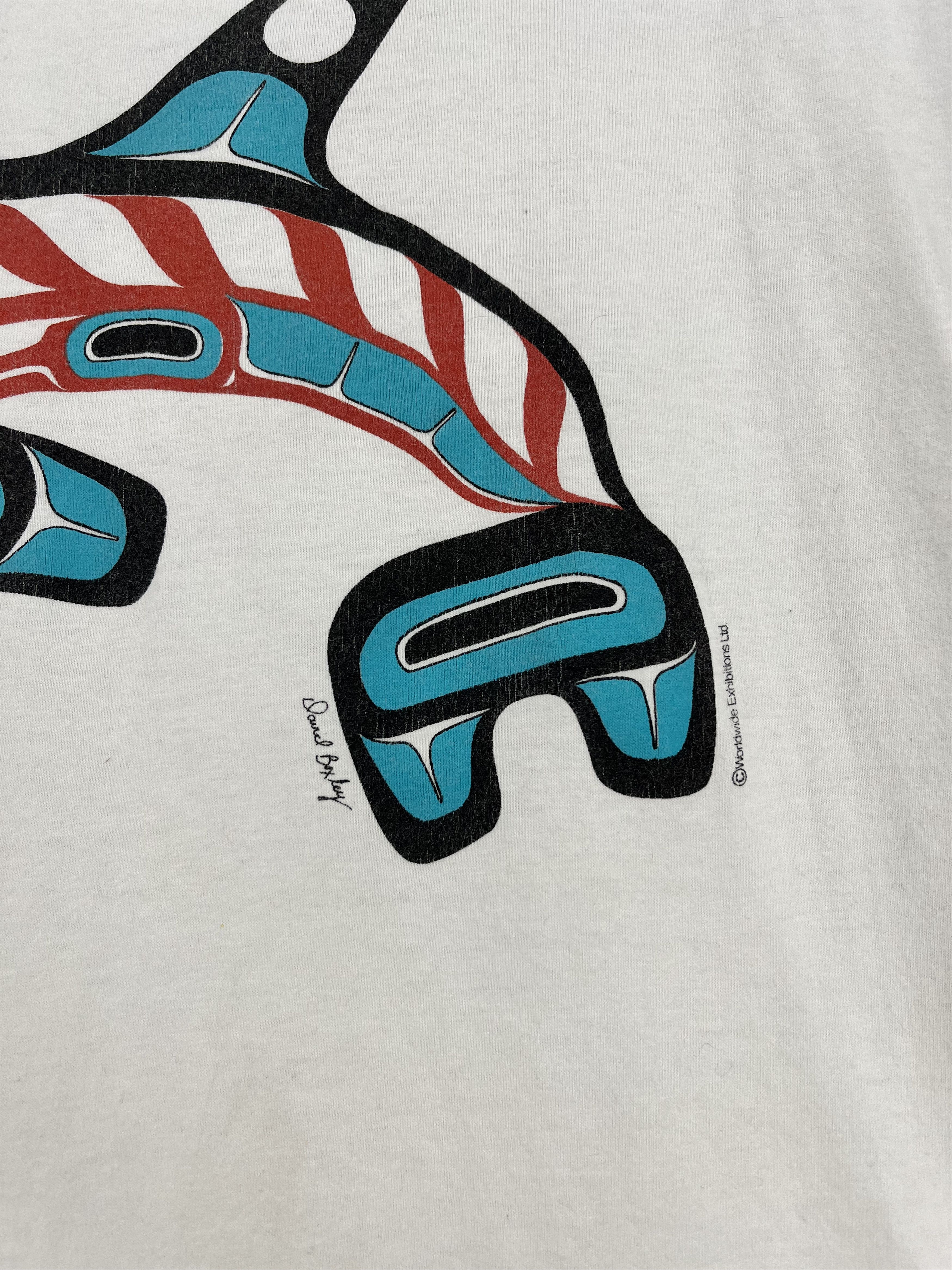 Vintage Vintage 90s Orca Killer Whale Pacific Daud Boxley Worldwide Size US XL / EU 56 / 4 - 13 Thumbnail