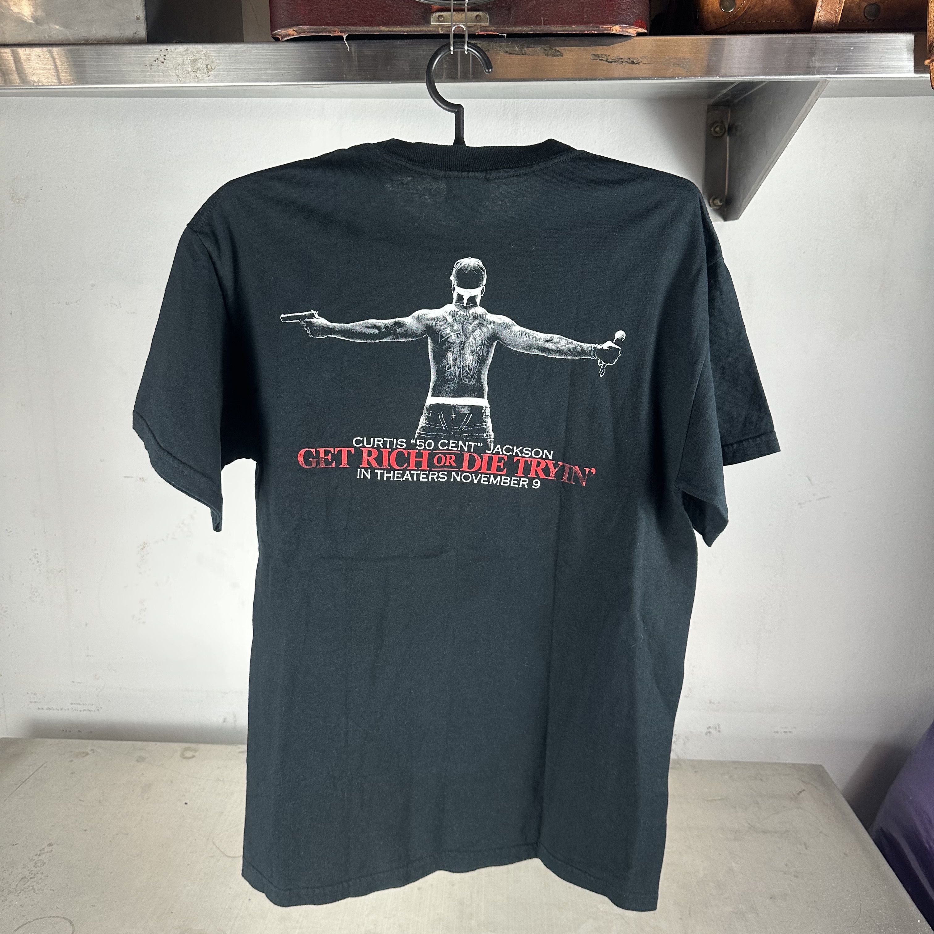 50 Cent × Rap Tees × Vintage Vintage Faded 50 Cent G Unit Rap T