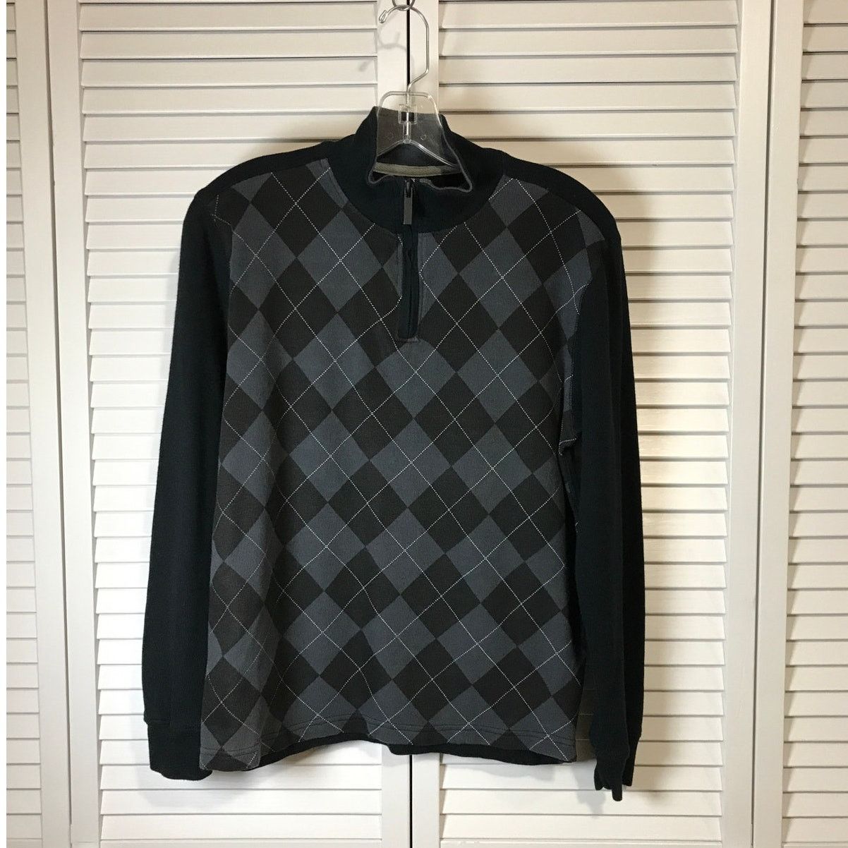 Other First Wave Argyle High Neck Long Sleeve Winter Sweater 14/16 Size US M / EU 48-50 / 2 - 1 Thumbnail