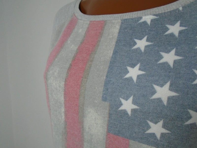 Other Women's Sweatshirt Miss America. Color: Grey. Size: XS. Size XS / US 0-2 / IT 36-38 - 7 Thumbnail