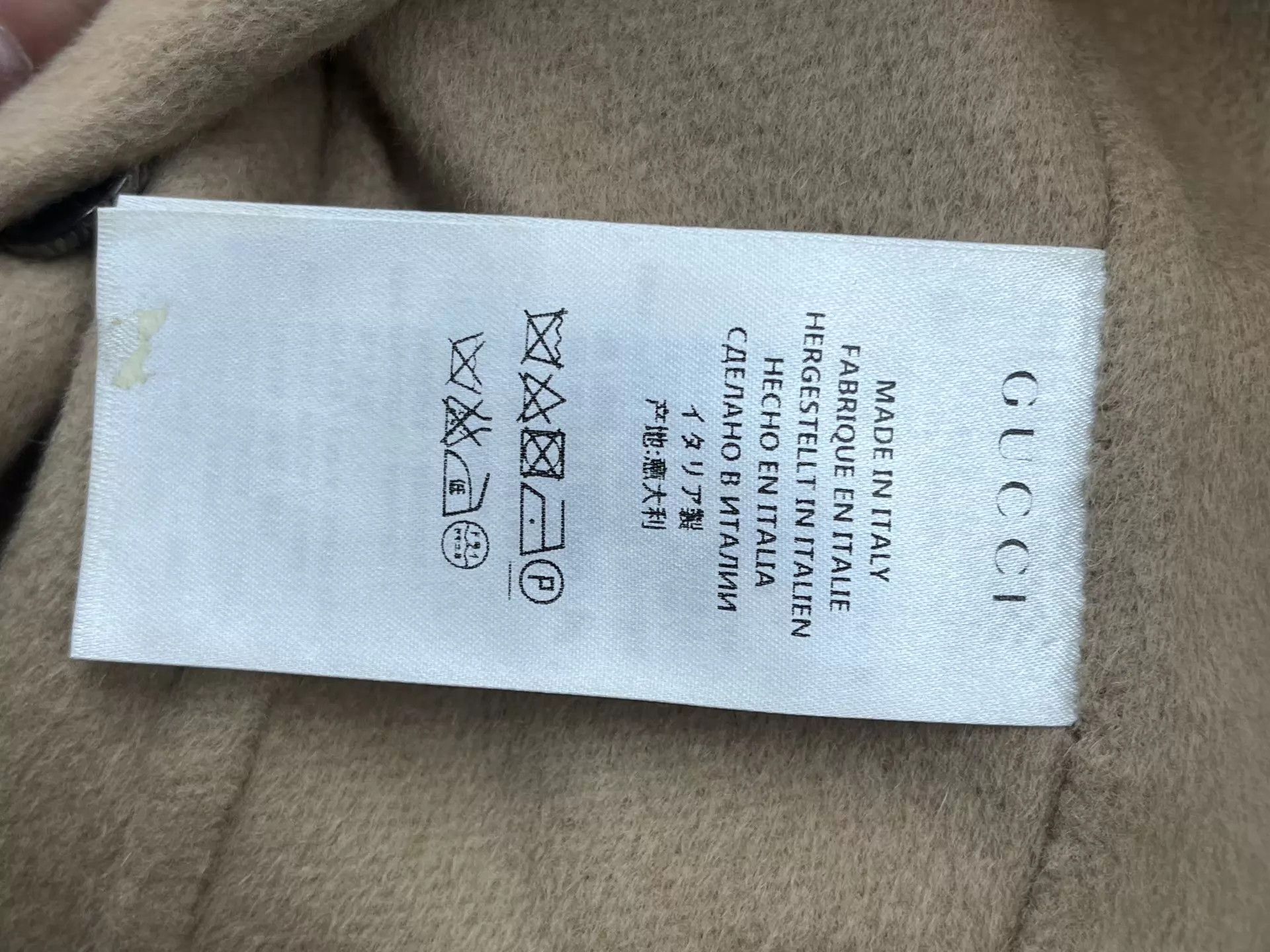 Gucci Gucci double-faced wool camel overcoat knit buttons wmn 38 Size XS / US 0-2 / IT 36-38 - 5 Thumbnail