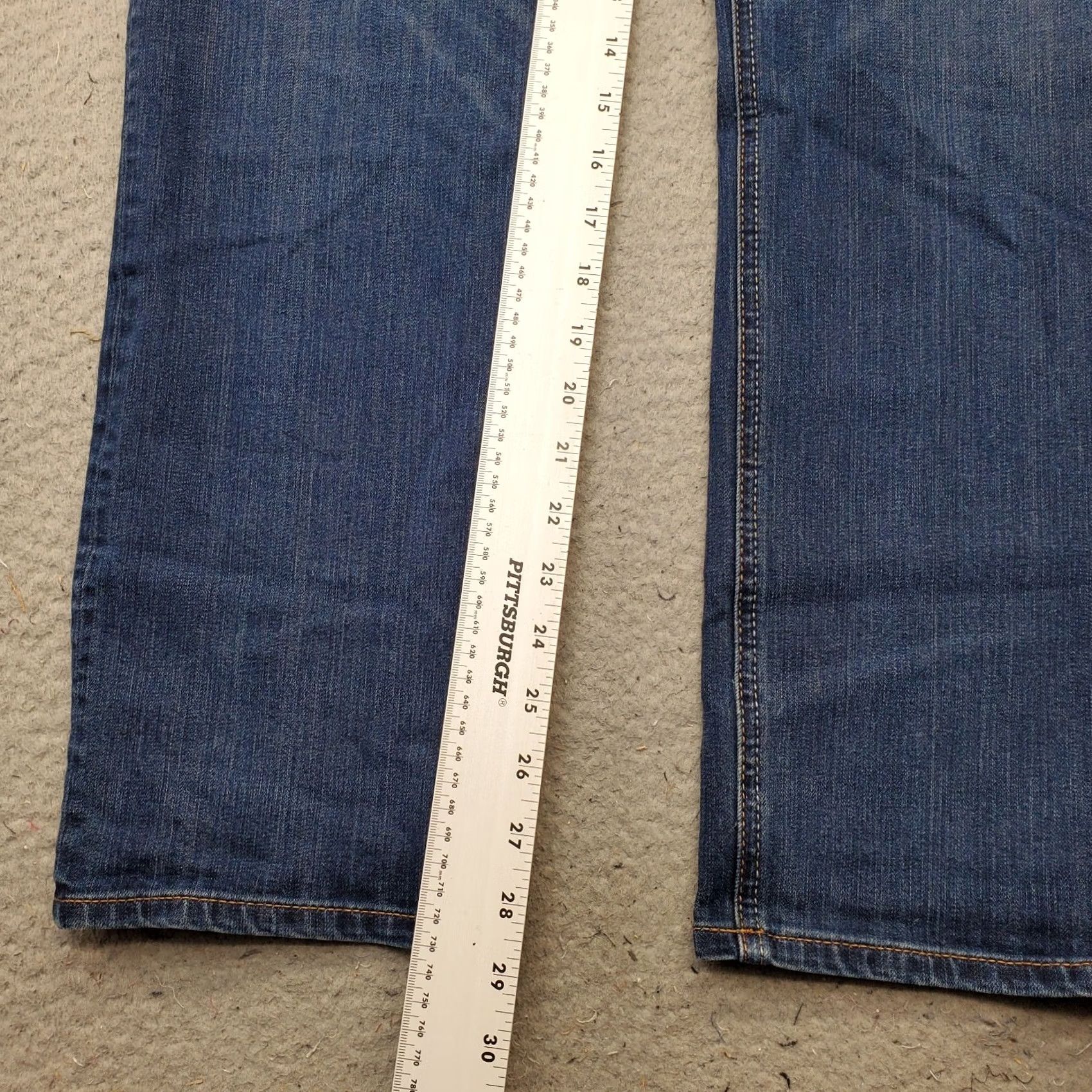 Vintage Seven7 Jeans Mens 36x30 Blue Premium Denim Stretch Slim Straight Fit Medium Wash Jeans Size US 36 / EU 52 - 4 Thumbnail