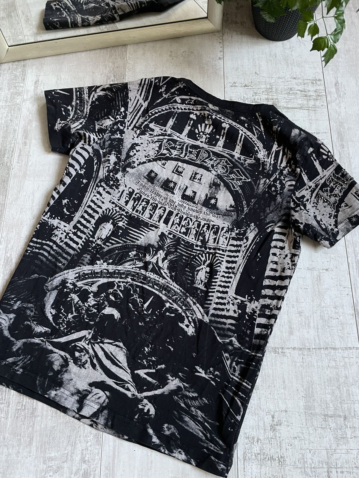 Japanese Brand × Vintage × semanticdesign VTG Semantic Design Over Printed T-Shirt Archive VERY RARE Size M / US 6-8 / IT 42-44 - 9 Thumbnail