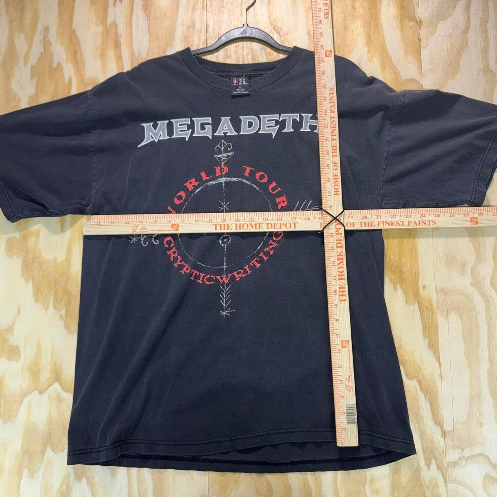 Vintage Vintage y2k megadeath world tour concert 1990s grail t-shirt Size US XL / EU 56 / 4 - 4 Thumbnail