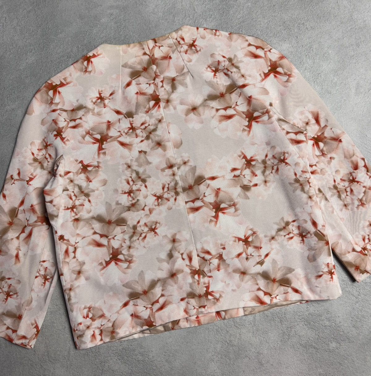 Max Mara MAX MARA Studio Women’s Cotton Viscose Floral Blazer Jacket Size L / US 10 / IT 46 - 8 Thumbnail